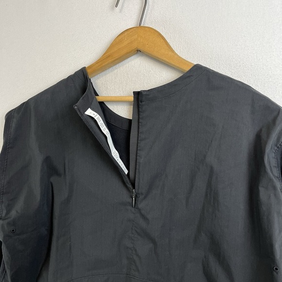LULULEMON Live To Layer Womens Shirt Sz 4 Black Cotton Blend‎ Half Sleeve Casual - Picture 10 of 12
